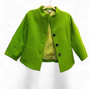 Stunning ECCOCI vibrant green Jacket size 4